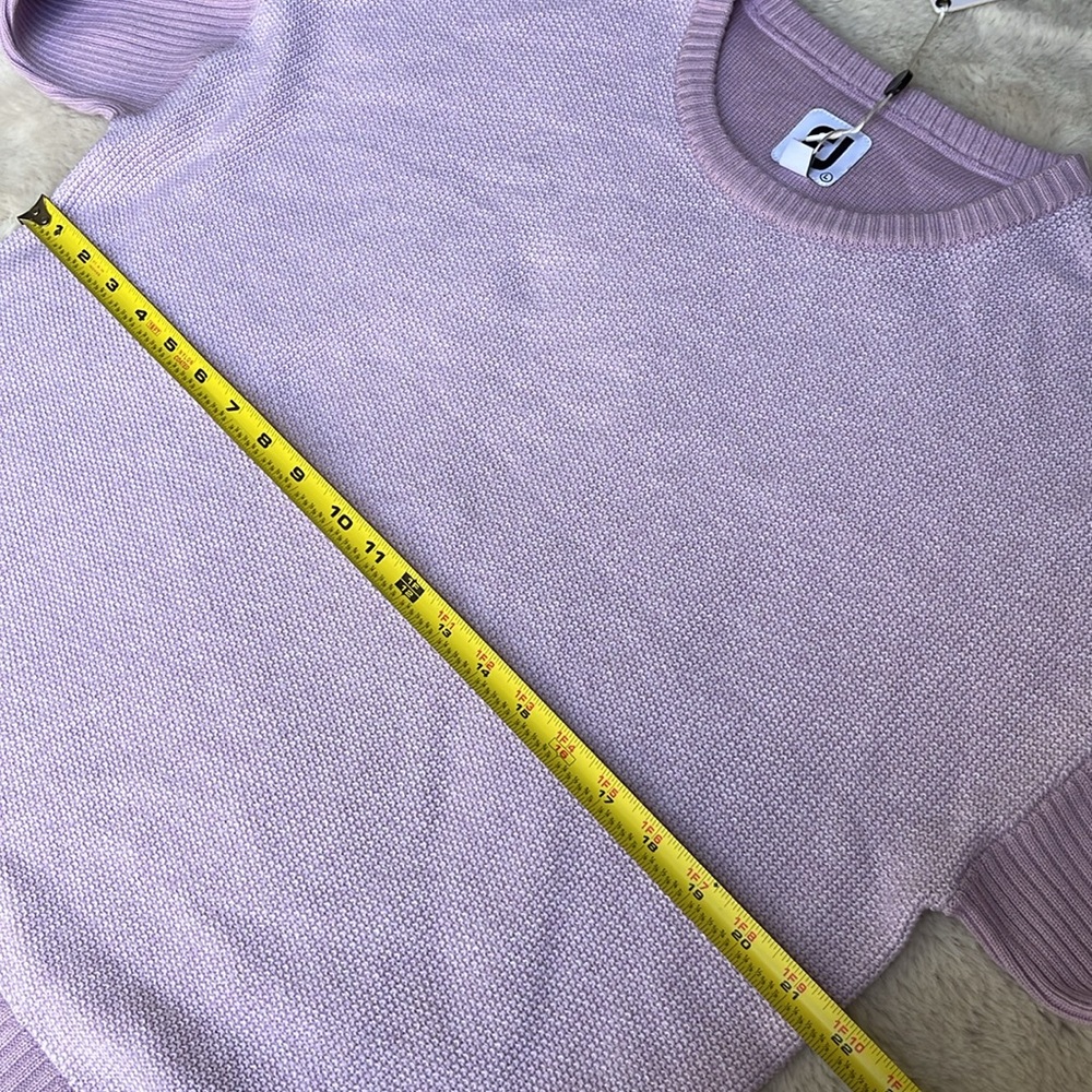 FootJoy crewneck sweater in purple cloud - Picture 12 of 12